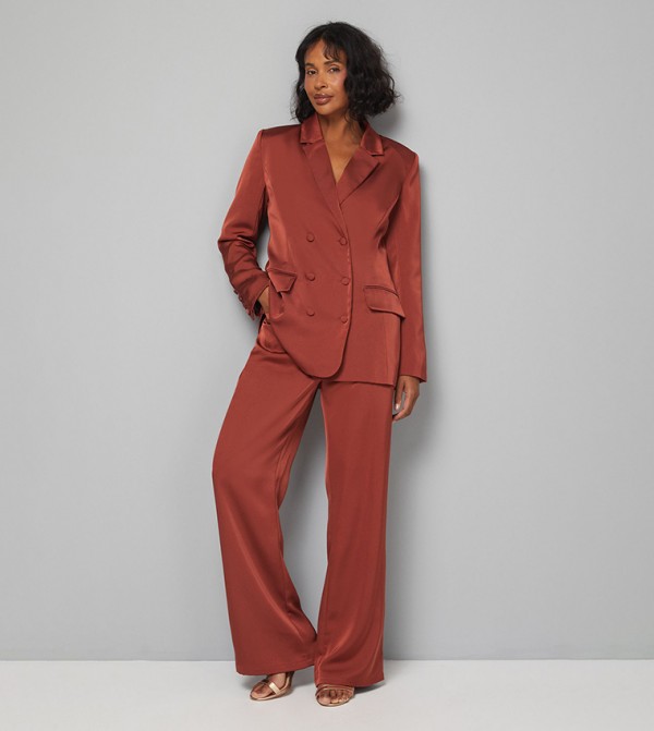 Relaxed Fit Soft Flared Trouser