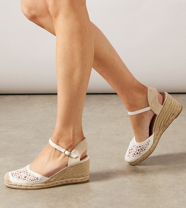 Pamela Detail Espadrille Wedges