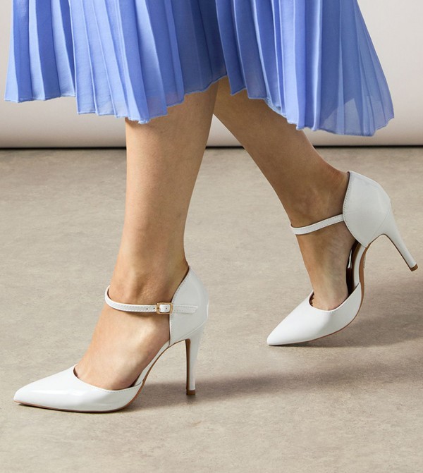 Paula Faux Patent Leather Stiletto Heel Pumps