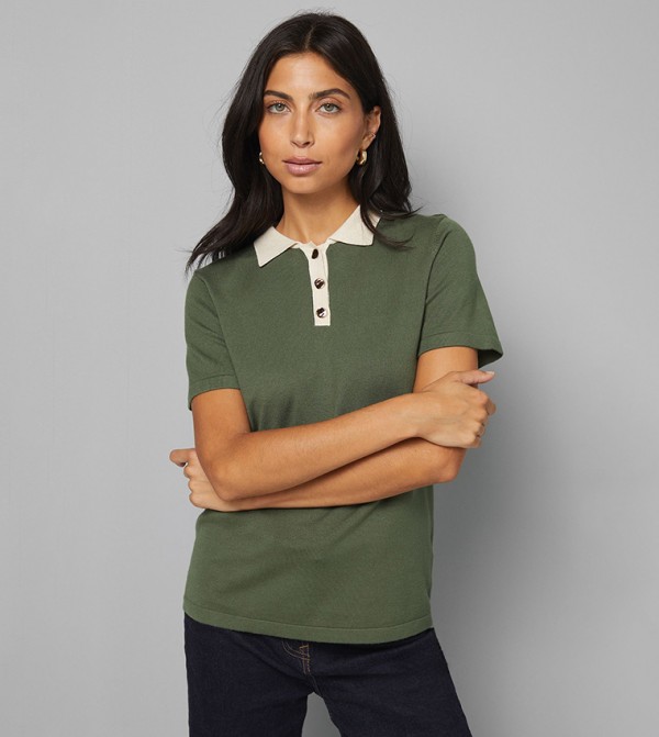 تيشيرت بولو كم قصير 