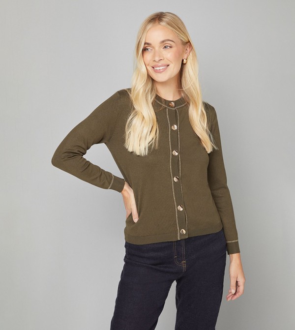 كارديجان محبوك للمقاسات الصغيرة