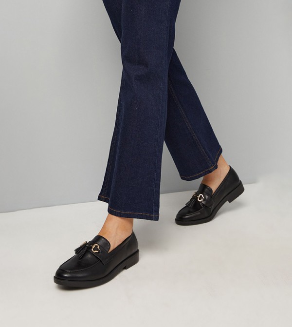 Wide Fit Petunia Faux Leather Tassel Loafers
