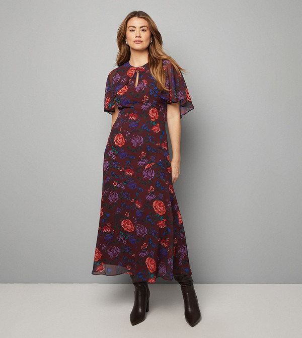 فستان ميدي كم كيب 