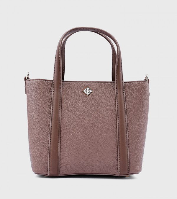 Metal Accent Shoulder Bag