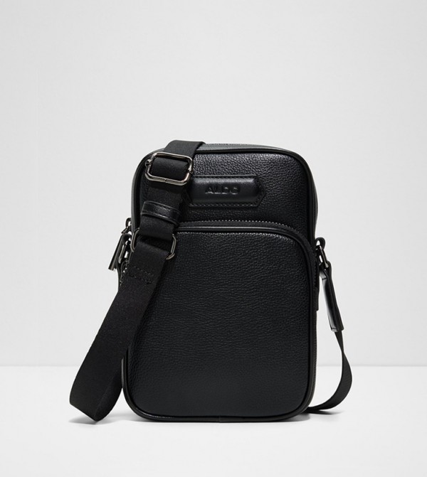 CAEKATH Logo Detail Zippered Crossbody Bag