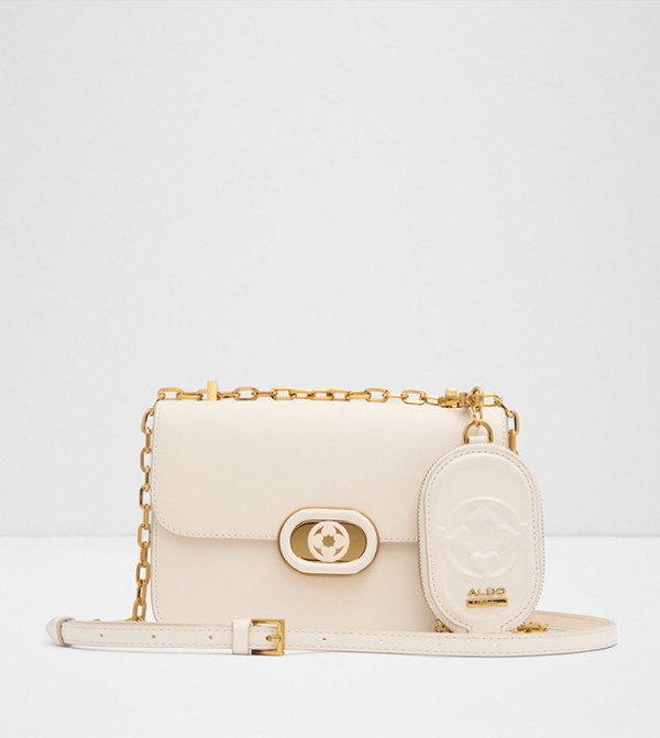 CALLIDORA Snap Closure Crossbody Bag with Pouch