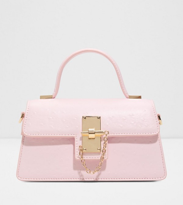 CALLUNA Textured Flap Top-Handle Bag
