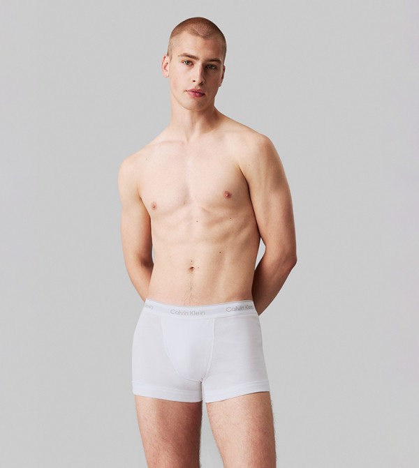 Pack of 3 Logo Waistband Trunks