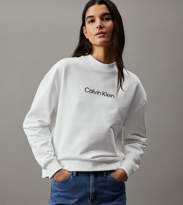Monotype High Neck Sweatshirt