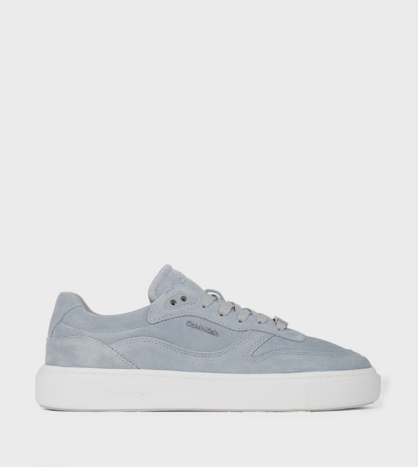 Textured Lace-Up Sneakers