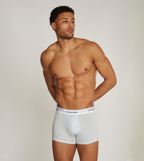 Pack of 3 Logo Waistband Trunks
