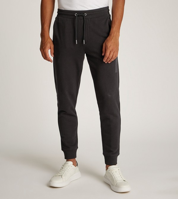 Drawstring Waist Slim Fit Joggers