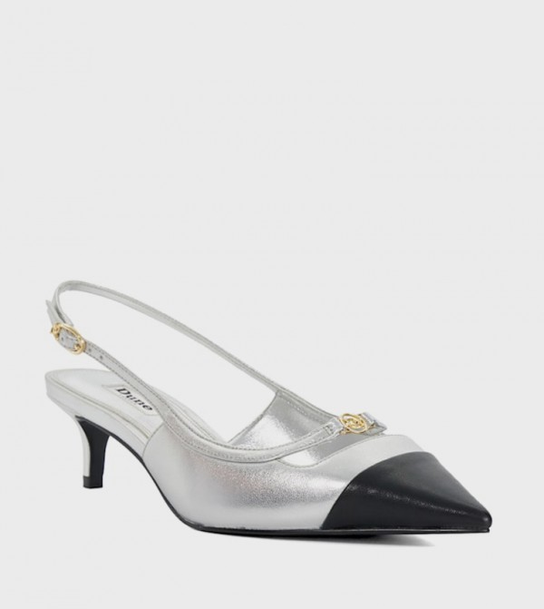 CAPSULE Metallic Cap Toe Pumps