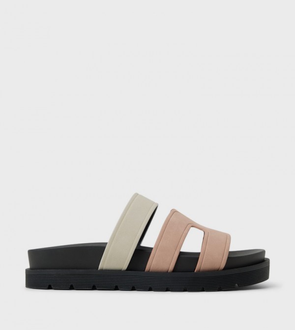 CASABLANCAAA Textured Platform Sandals