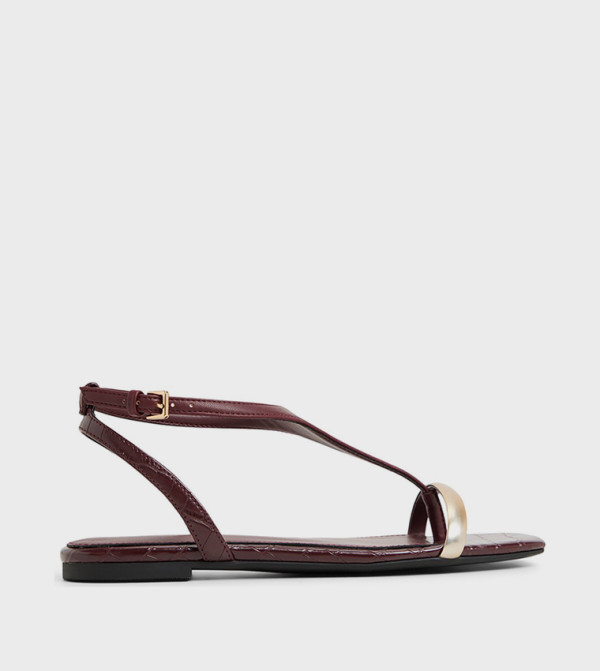 CATLYN T-Strap Flat Sandals