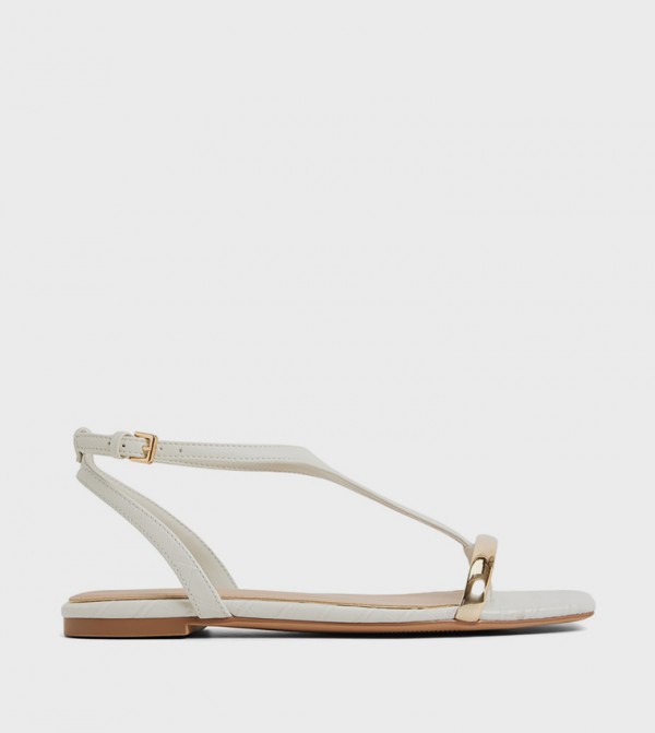 CATLYN T-Strap Flat Sandals
