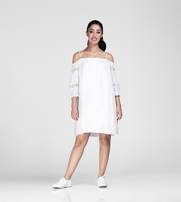 Solid Strappy Mini Dress