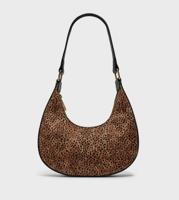 CELESTY Glossy Shoulder Bag