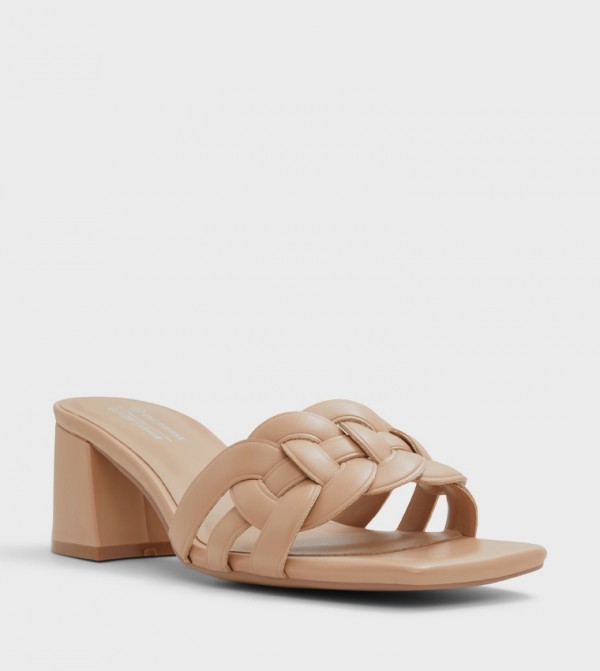 CELIINA Braided Block Heel Sandals