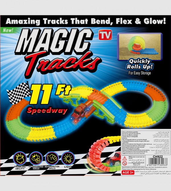 Buy P.JOY P.Joy Magic Track 220Pcs 11Ft Battery Opreated In Multiple Colors 6thStreet Qatar