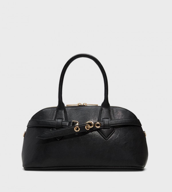 CIIARA Solid Zippered Satchel Bag