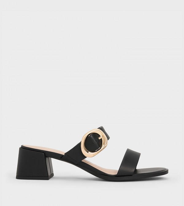 Double Strap Heeled Sandals