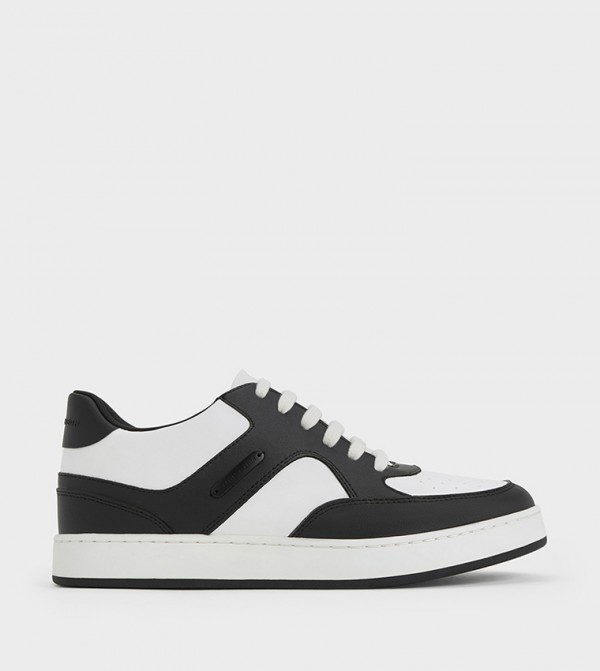 Color Block Low Top Sneakers