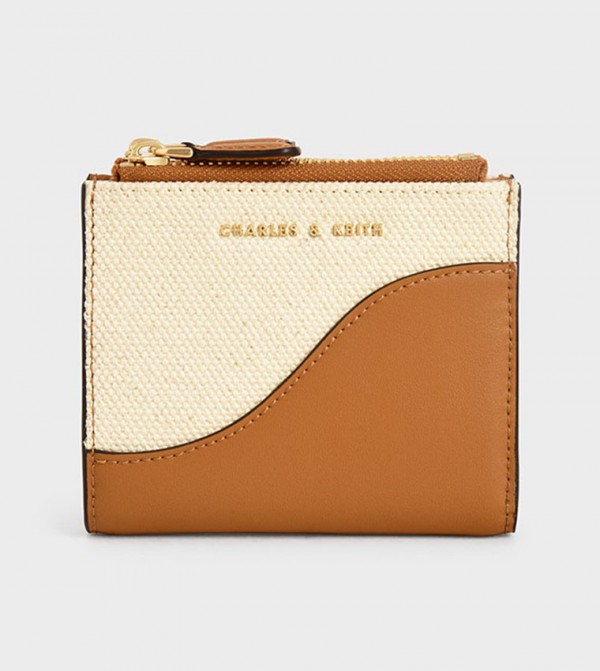 Buy Charles Keith Top Zip Mini Wallet Cognac In Cognac
