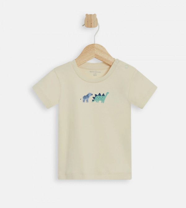 Printed Crew Neck T-Shirt