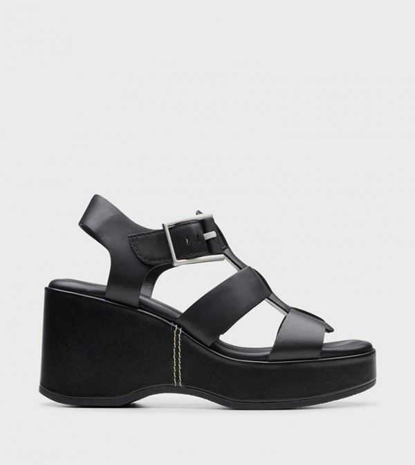 MANON COVE Buckle Closure Strap Platform Heel Sandals