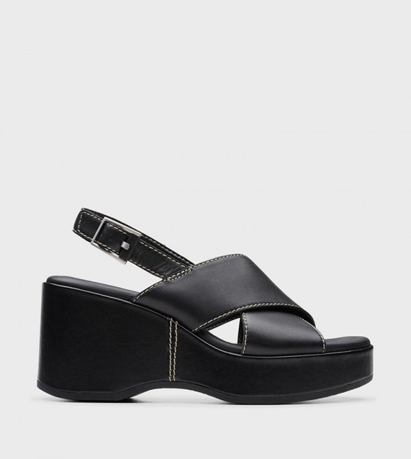 MANON WISH Buckle Closure Strap Platform Heel Sandals