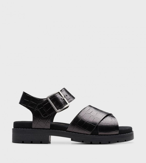 ORINOCO CROSS Textured Open Toe Sandals
