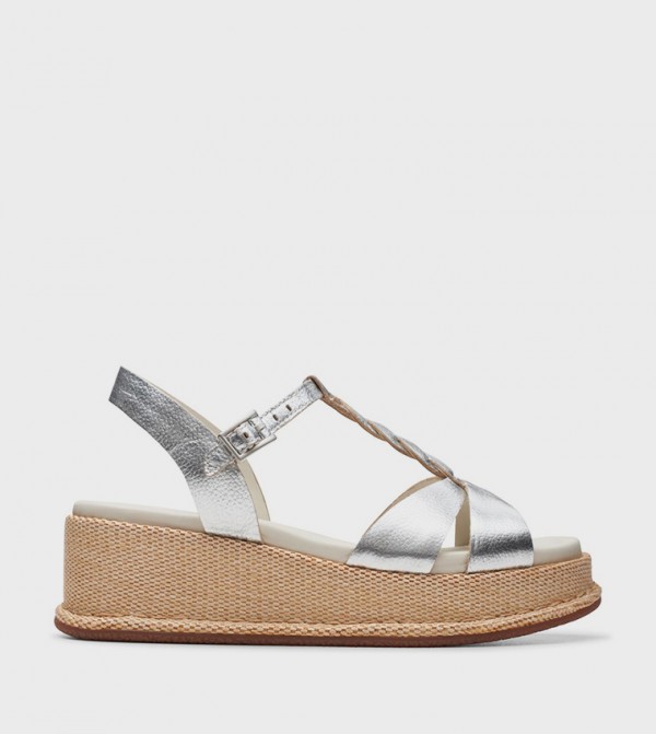 KIMMEI TWIST Open Toe Wedge Sandals