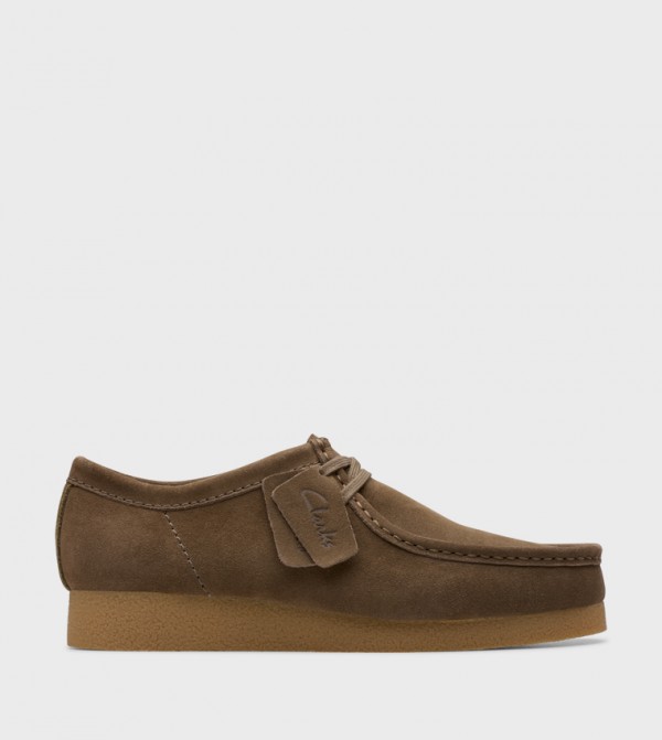 WALLABEEEVO Suede Lace Up Shoes