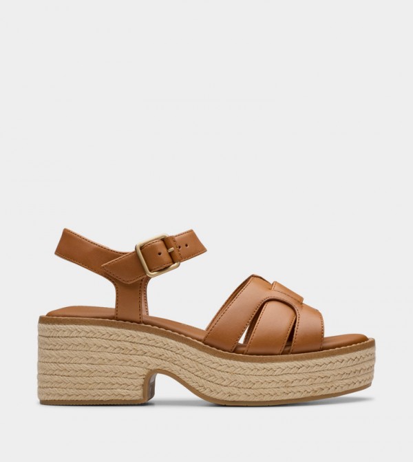 COLEDALE Ankle Strap Platform Heel Sandals 