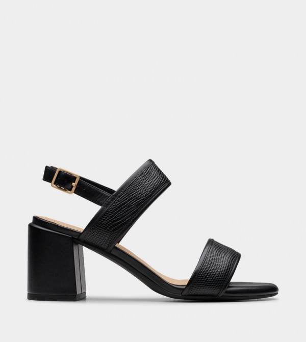 EZORIA Slingback Block Heel Sandals