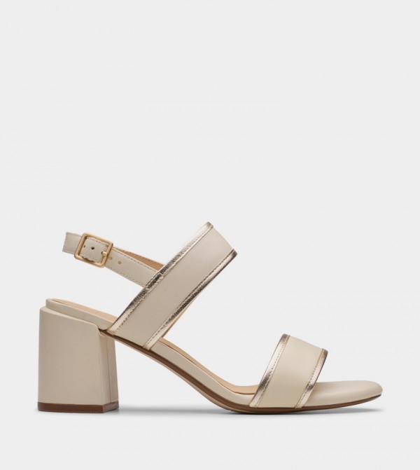 EZORIA Slingback Block Heel Sandals
