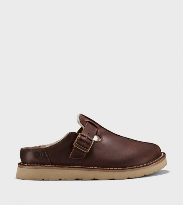 SOLSBURY Textured Plush Lined Mules