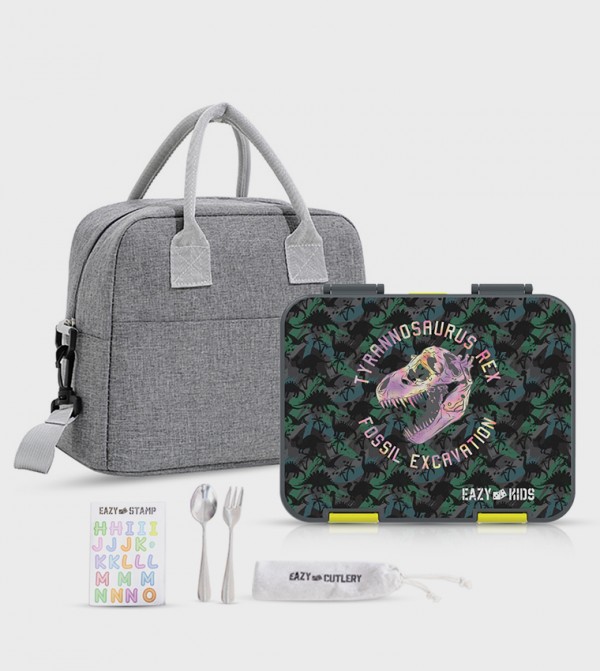 Buy Eazy Kids 6 & 4 Convertible Bento Lunch Box And Lunch