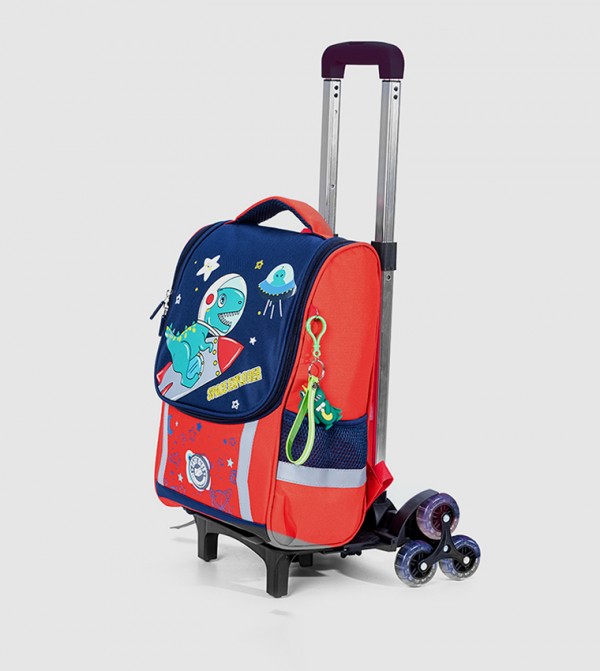 Dino in Space School Bag with Trolley