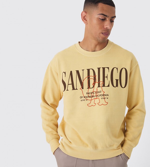 Printed Long Sleeves Sweatshirt
