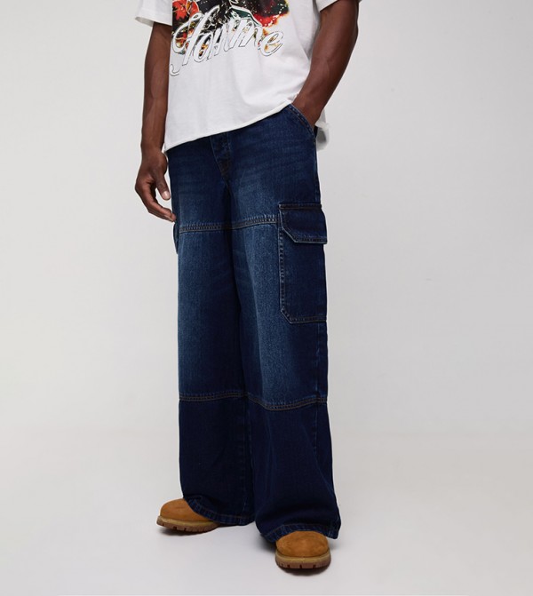 Super Rigid Cargo Baggy Jeans