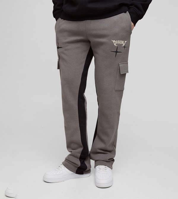 Plus & Tall Slim Fit Gusset Official Cargo Sweatpants