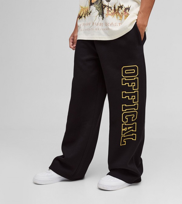 Official Wide Leg Sweatpants