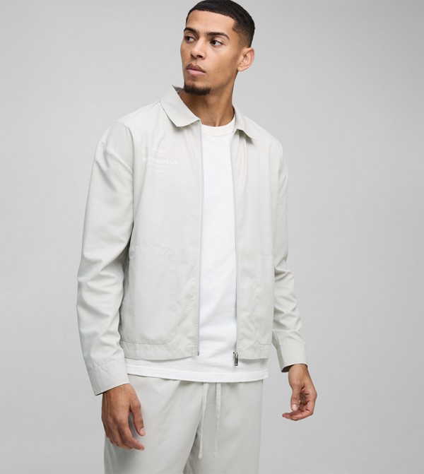 Zip Through Long Sleeves Shirt