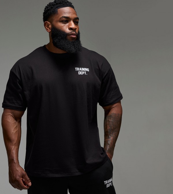 Training Dept Printed Oversized T-Shirt