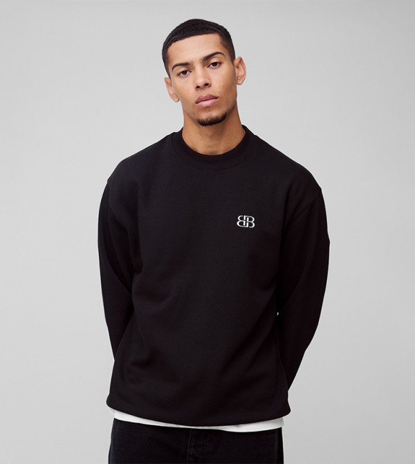 Embroidered Oversized Sweatshirt