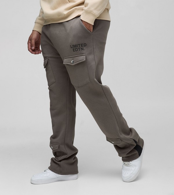 Plus & Tall Limited Slim Fit Flare Cargo Gusset Joggers