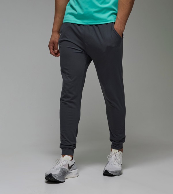 Solid Stretch Active Tapered Joggers