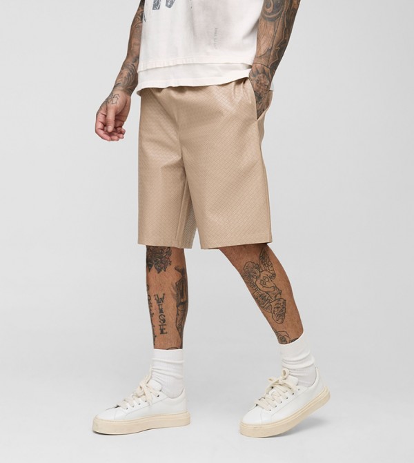Tall PU Pocket Detail Shorts